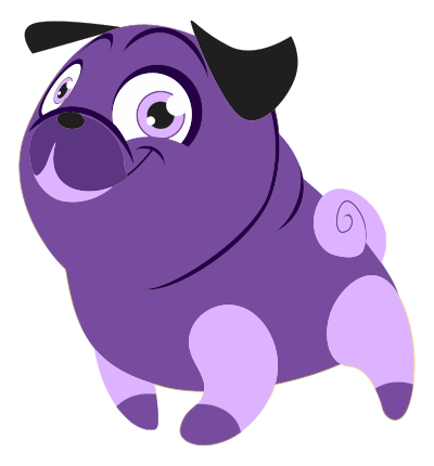 Cartoon Dog Illustration clipart