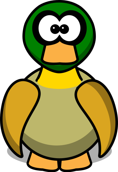 Cartoon Duck clipart