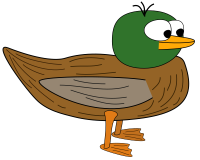 Cartoon Duck clipart
