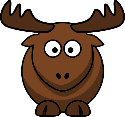 Cartoon elk clipart