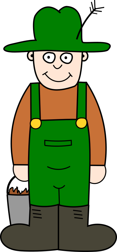 Cartoon Farmer clipart