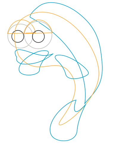 Cartoon Fish - Isolated clipart