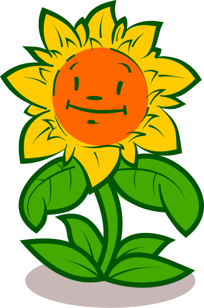 Cartoon flower - cute clipart