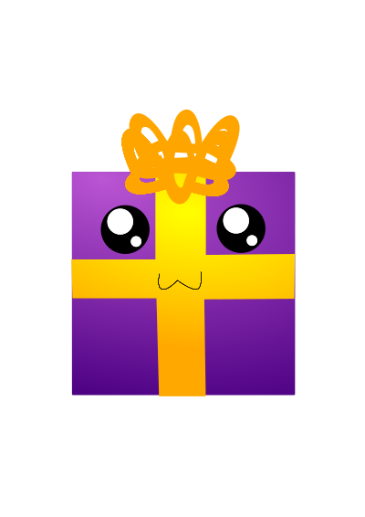 Cartoon gift box 1 clipart