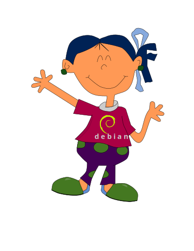 Cartoon girl clipart