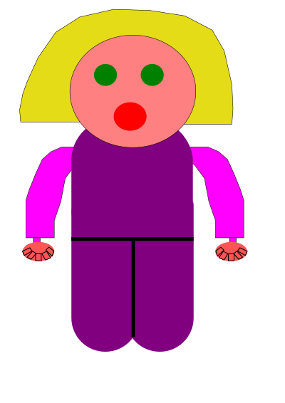 Cartoon Girl clipart