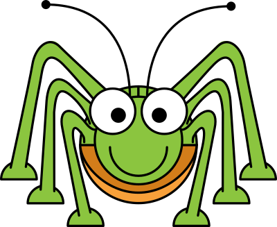 Cartoon Grasshopper clipart