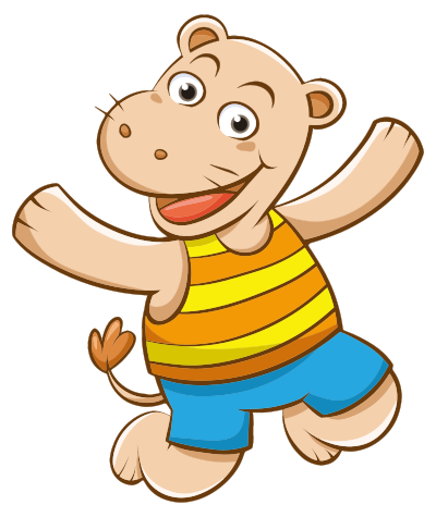 Cartoon Hippo clipart