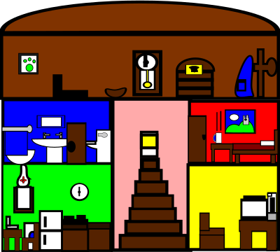 Cartoon house clipart