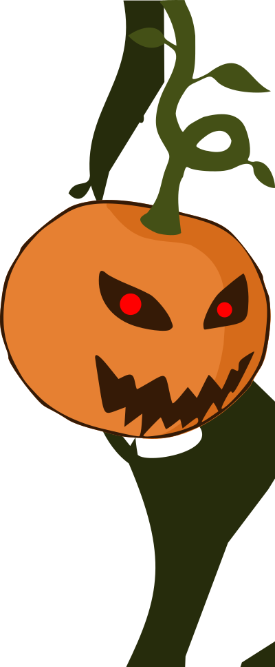 Cartoon jack-o'-lantern pumpkin clipart