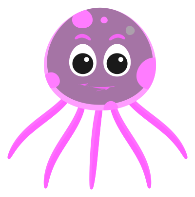 Cartoon Jellyfish clipart