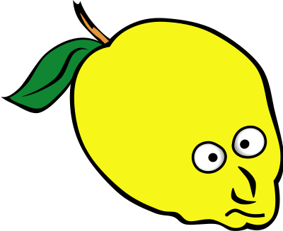 Cartoon lemon clipart