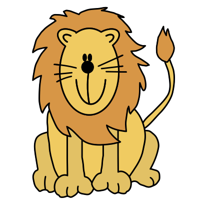 Cartoon Lion - Remix clipart