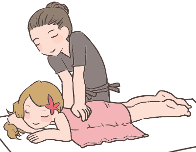 Cartoon Massage clipart