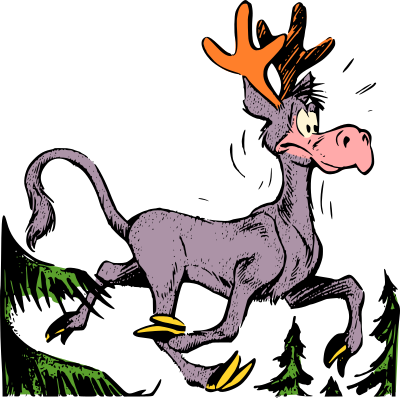 Cartoon Moose clipart