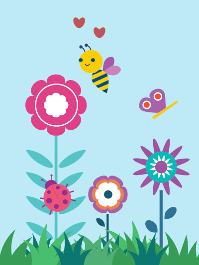 Cartoon Nature Scene clipart