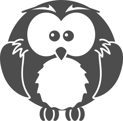 Cartoon owl clipart