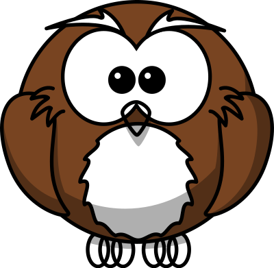 Cartoon owl clipart