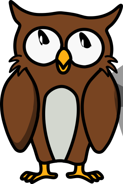 Cartoon owl clipart