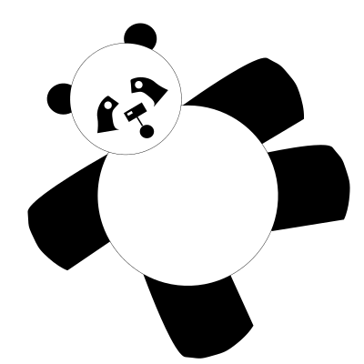 Cartoon Panda clipart