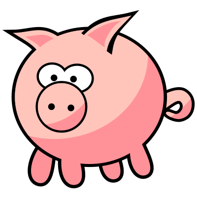 Cartoon Pig clipart