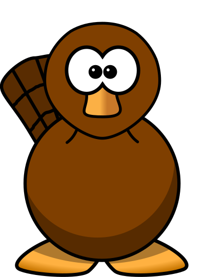 Cartoon Platypus clipart