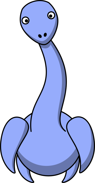 Cartoon Plesiosaur clipart