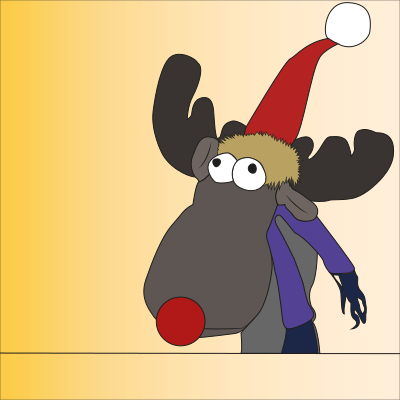 Cartoon Reindeer clipart