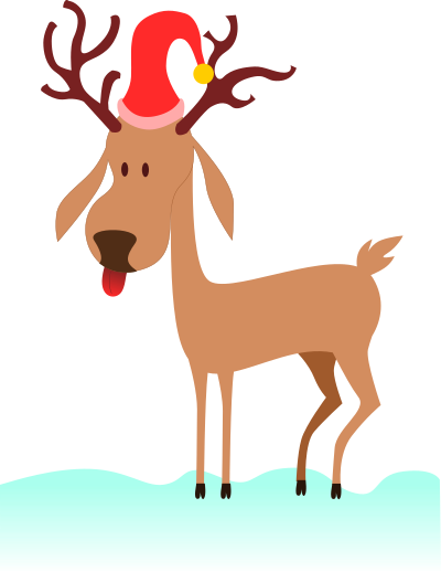 Cartoon Reindeer clipart