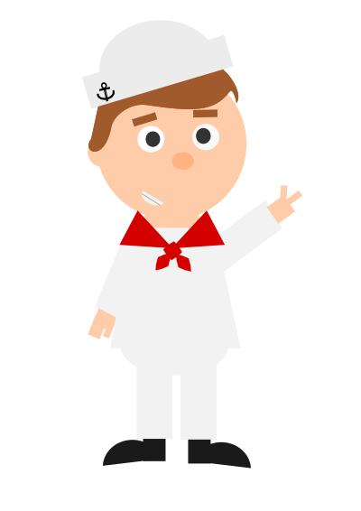 Cartoon sailor clipart