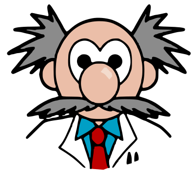 Cartoon Scientist clipart