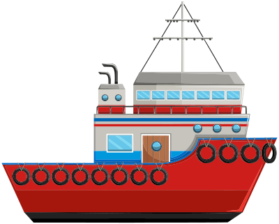 Cartoon Ship By kreatikar clipart