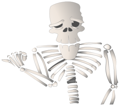 Cartoon Skeleton clipart
