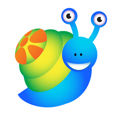 Cartoon snail حلزون clipart