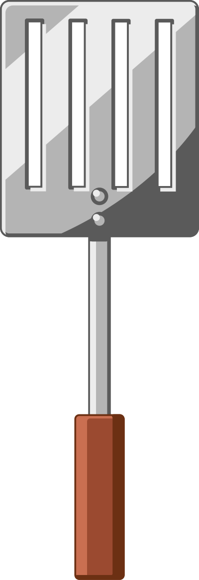 Cartoon spatula clipart