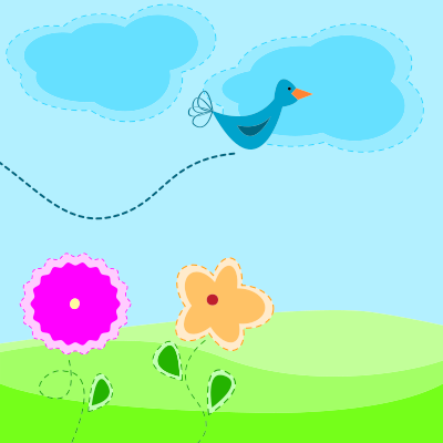 Cartoon spring clipart