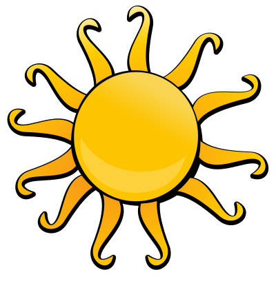 Cartoon Sun clipart