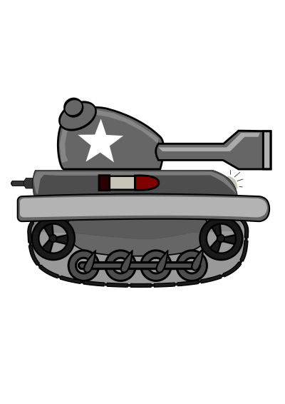 Cartoon Tank clipart