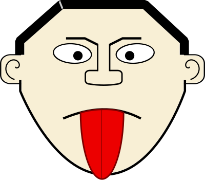 Cartoon Tongue clipart