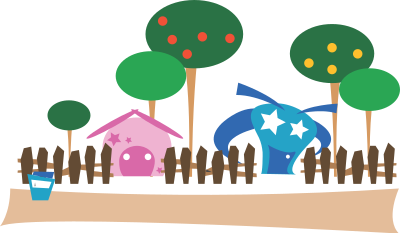 Cartoon village clipart