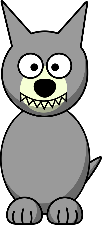 Cartoon Wolf clipart