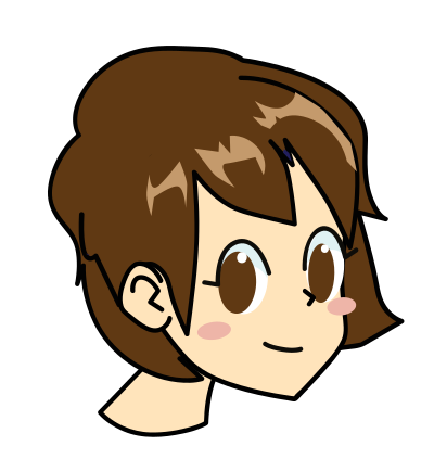 Cartoon woman head clipart