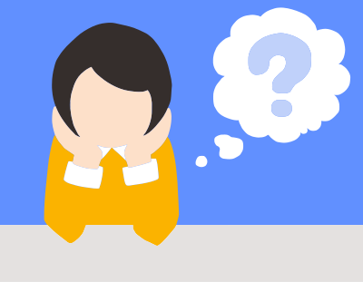 Cartoon Woman Thinking clipart