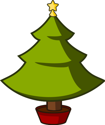 Cartoon Xmas Tree clipart