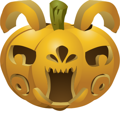 Carved Pumpkins 4 clipart