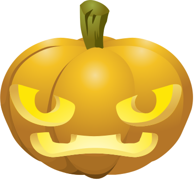 Carved Pumpkins Lit 1 clipart
