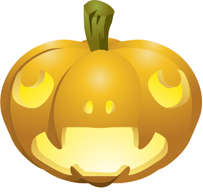 Carved Pumpkins Lit 2 clipart