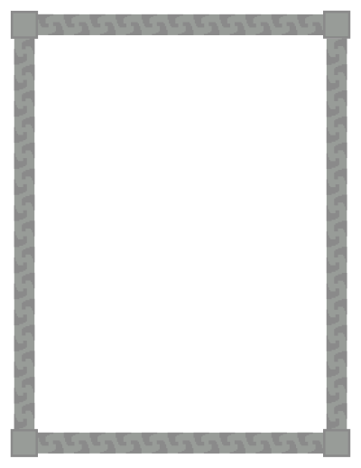 Carved Stone Border clipart