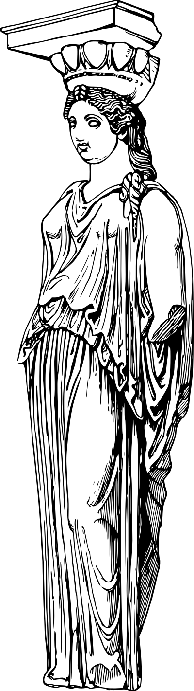 Caryatis clipart