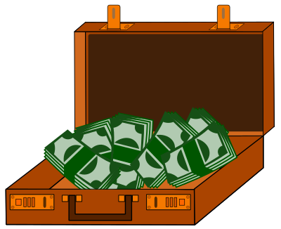 Cash Briefcase clipart